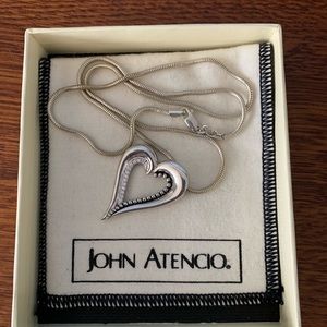 John Atencio heart necklace